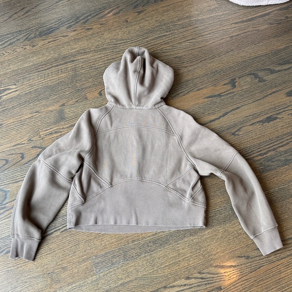 Lululemon Athletica Scuba Half Zip Hoodie Nomad Size XS/S like new - Picture 10 of 11